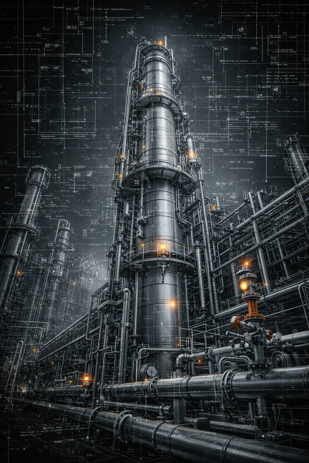 Refinery distillation column